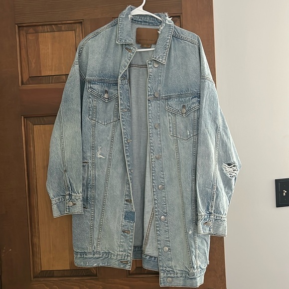American Eagle long jean jacket - Picture 5 of 5